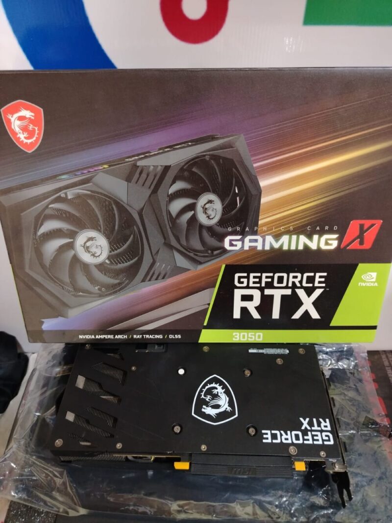 ⁦Graphic Card Nvidia Geforce Rtx 3050 8gb Ddr6 Msi Gaming X⁩ - الصورة ⁦2⁩