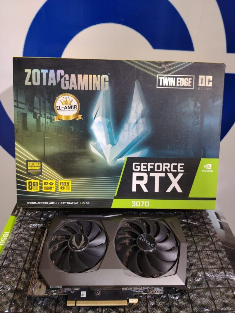 Graphic Card Nvidia Geforce Rtx 3070 8gb ddr6 Zotac Gaming Twen Edg oc edition