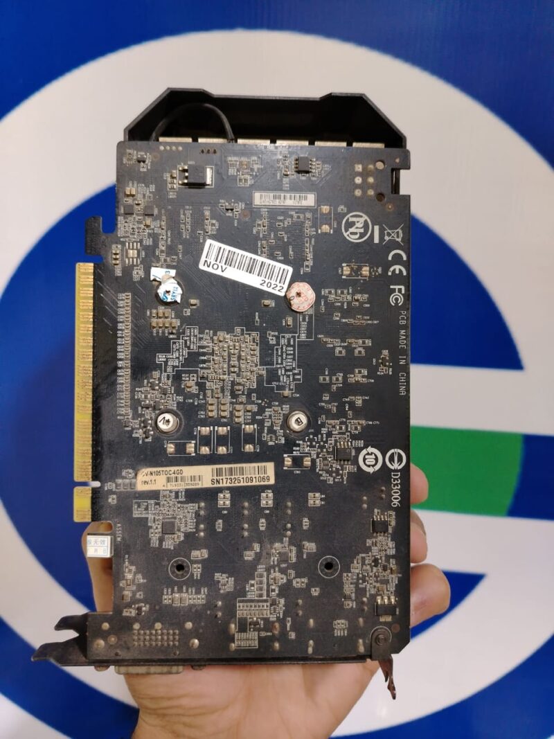 ⁦Graphic Card Nvidia Geforce Gtx 1050 ti 4gb ddr5 Gigabyte oc⁩ - الصورة ⁦2⁩
