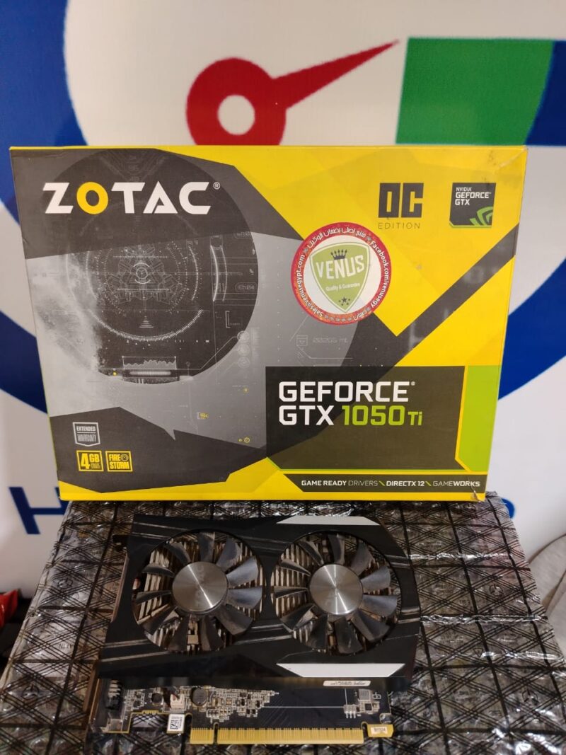 ⁦Graphic Card Nvidia Geforce Gtx 1050 ti 4gb Zotac⁩ - الصورة ⁦2⁩
