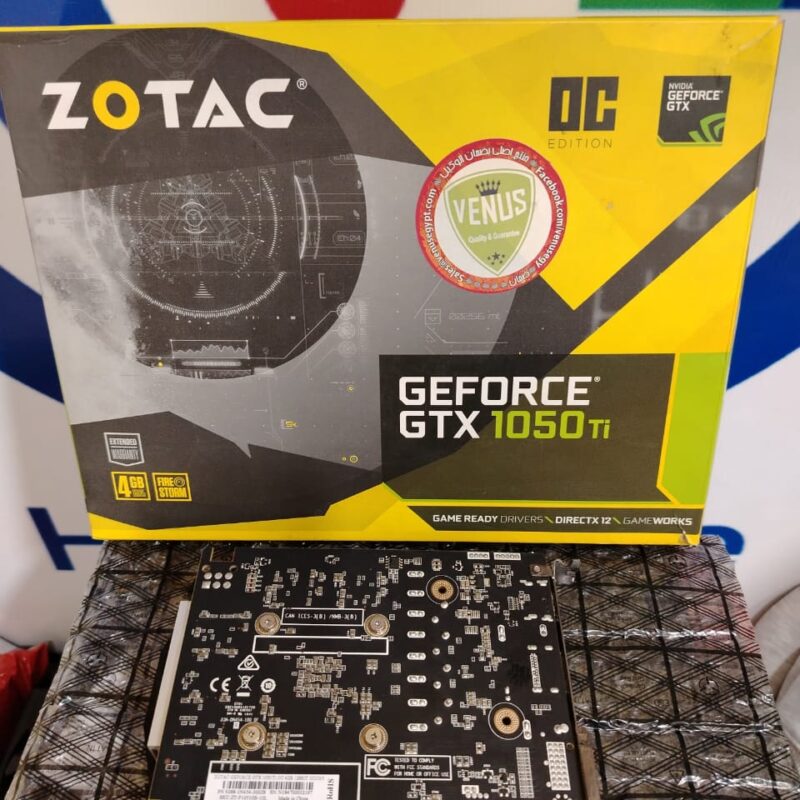 Graphic Card Nvidia Geforce Gtx 1050 ti 4gb Zotac