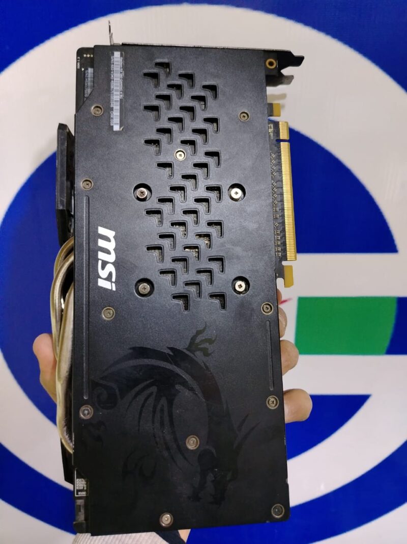 ⁦Graphic Card AMD Redeon Rx 580 8gb ddr5 msi gamingx⁩ - الصورة ⁦2⁩