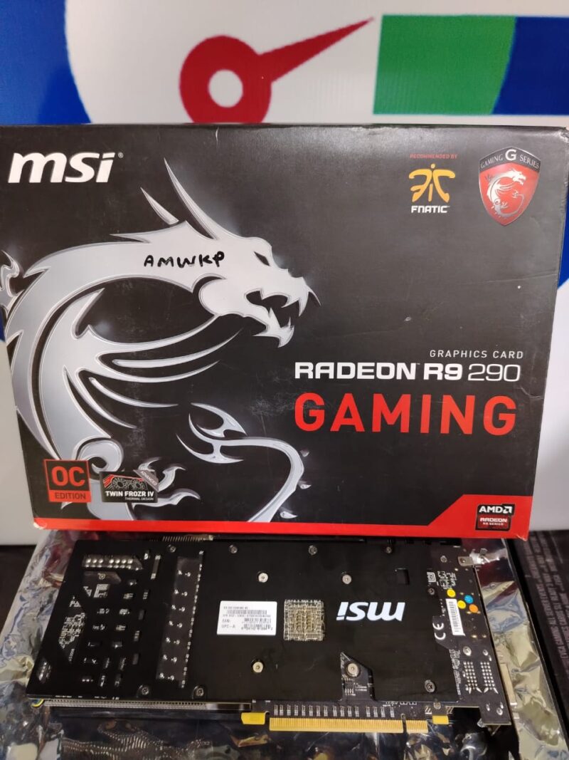 ⁦Graphic Card AMD Redeon R9 290 4gb ddr5 Msi Gaming⁩ - الصورة ⁦2⁩