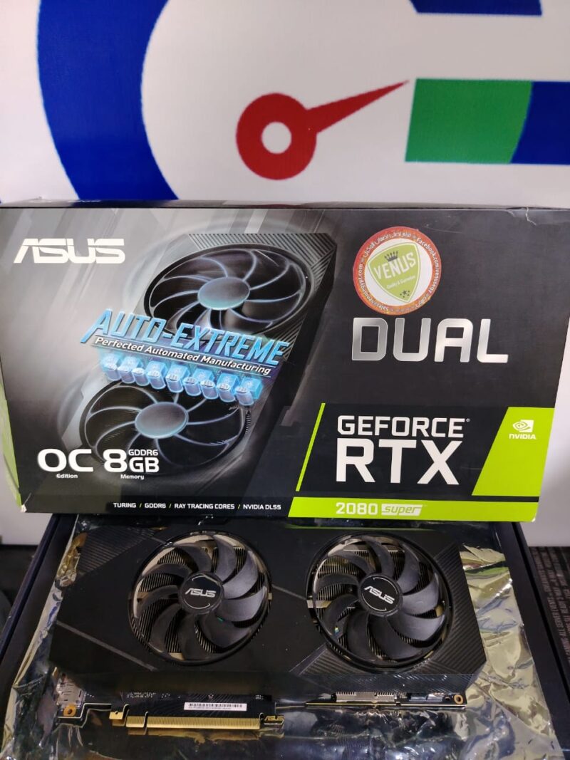 ⁦Graphic Card Nvidia Geforce RTX 2080 SUPER Asus Dual EVO V2 OC edition 8GB GDDR6⁩ - الصورة ⁦2⁩