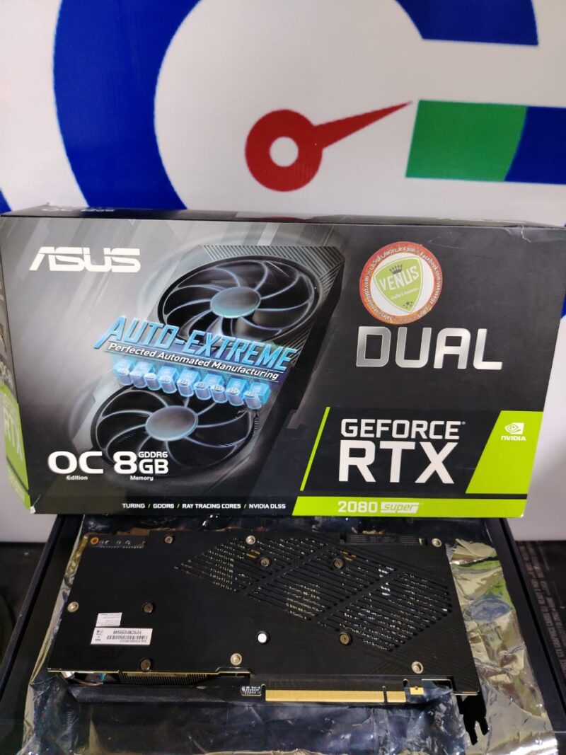⁦Graphic Card Nvidia Geforce RTX 2080 SUPER Asus Dual EVO V2 OC edition 8GB GDDR6⁩ - الصورة ⁦3⁩