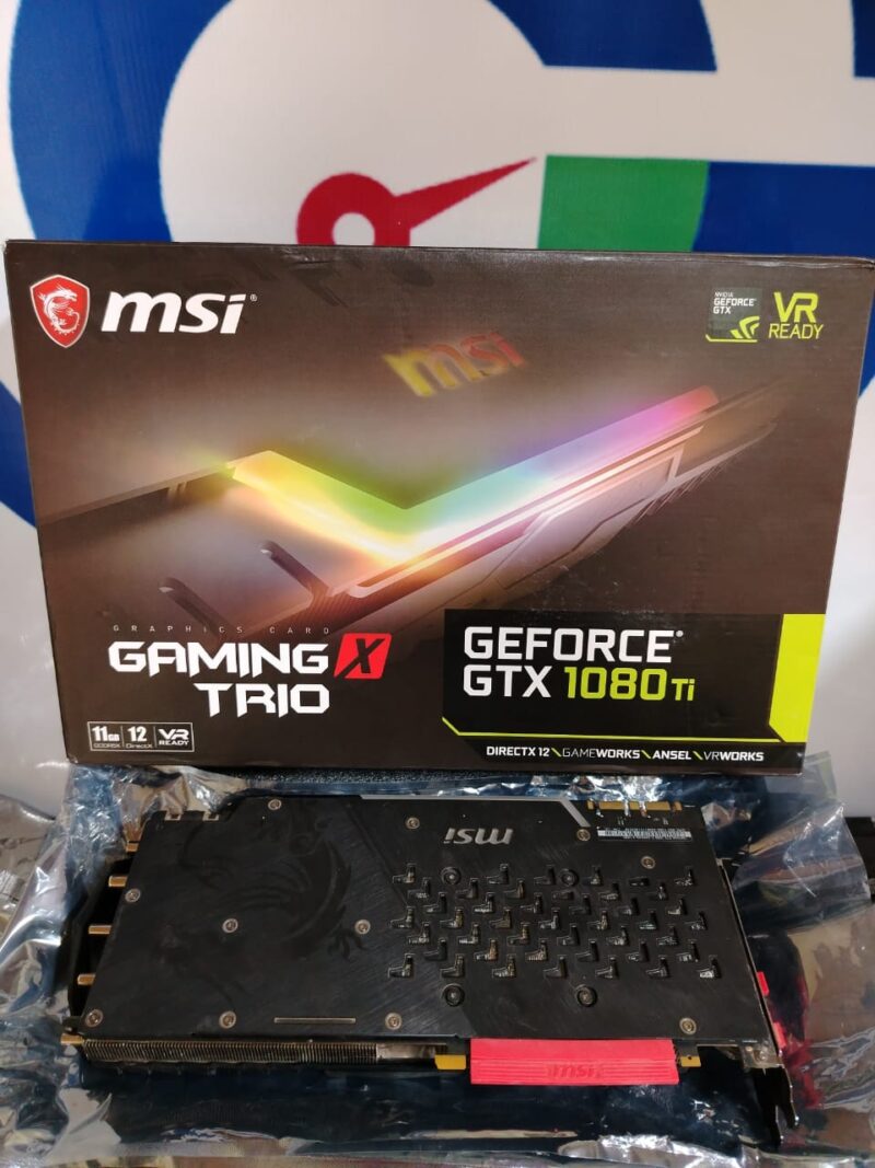 ⁦Graphic Card Nvidia Geforce Gtx 1080 Ti 11gb Ddr5X Msi Gamingx trio⁩ - الصورة ⁦2⁩