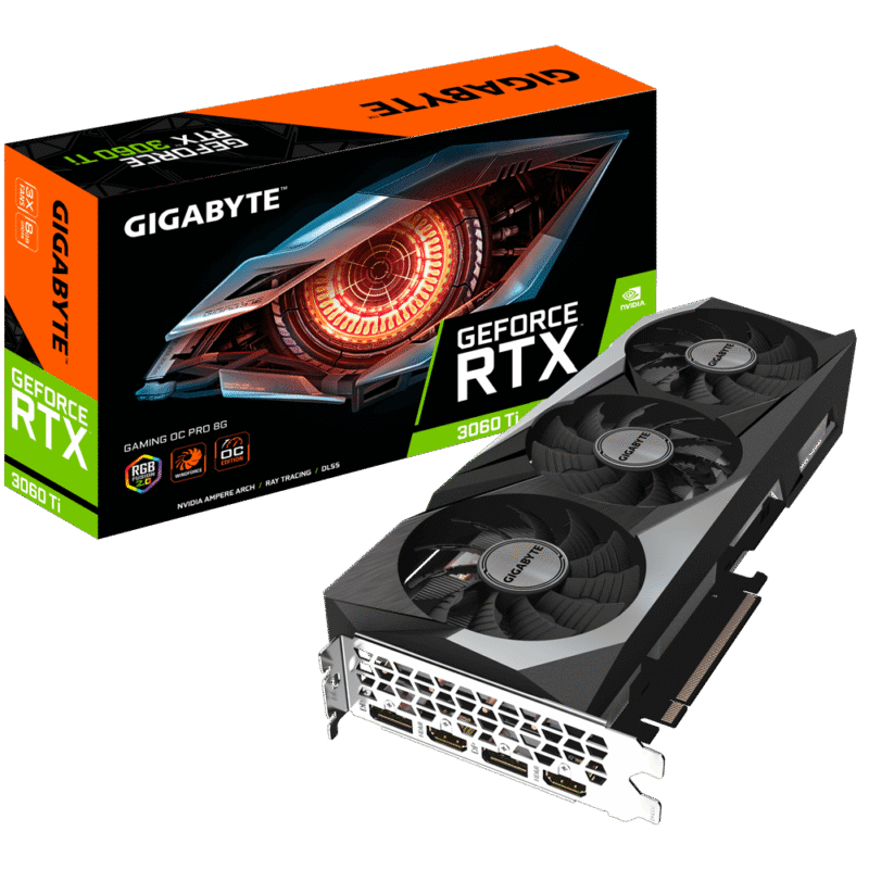 Graphic Card Nvidia Geforce RTX 3060 Ti GIGABYTE GAMING OC