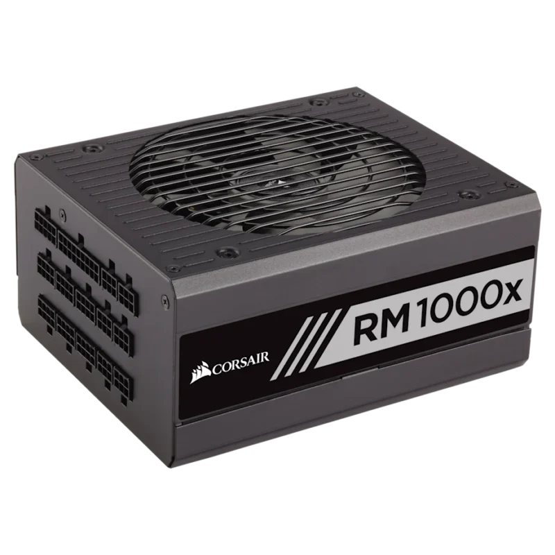 ⁦CORSAIR Power Supply RM1000X – 1000 watt 80 Plus Gold⁩ - الصورة ⁦2⁩