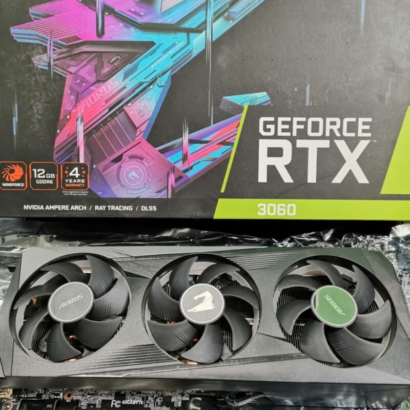 Graphic Card Nvidia Geforce RTX 3060 12gb ddr6 Aorus Master