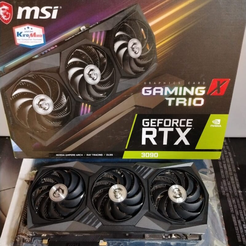 Graphic Card Nvidia Geforce RTX 3090 24GB Ddr6X MSI Gaming X Trio
