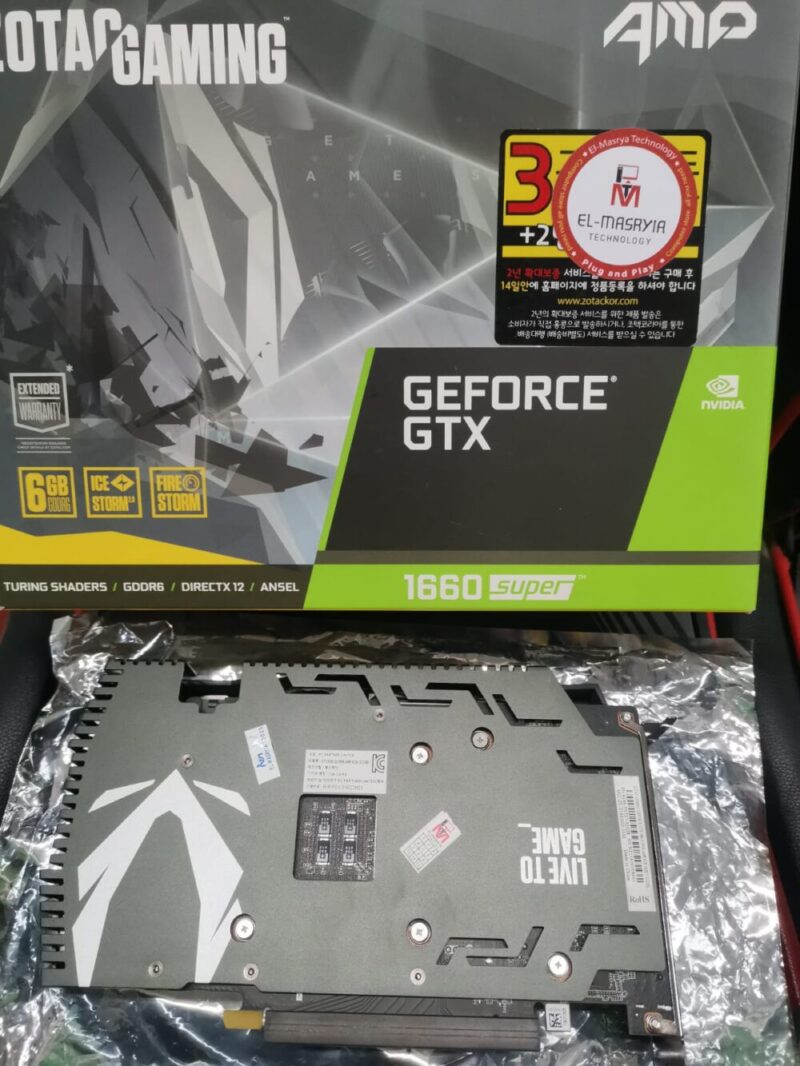⁦GTX 1660S Zotac AMP⁩ - الصورة ⁦2⁩