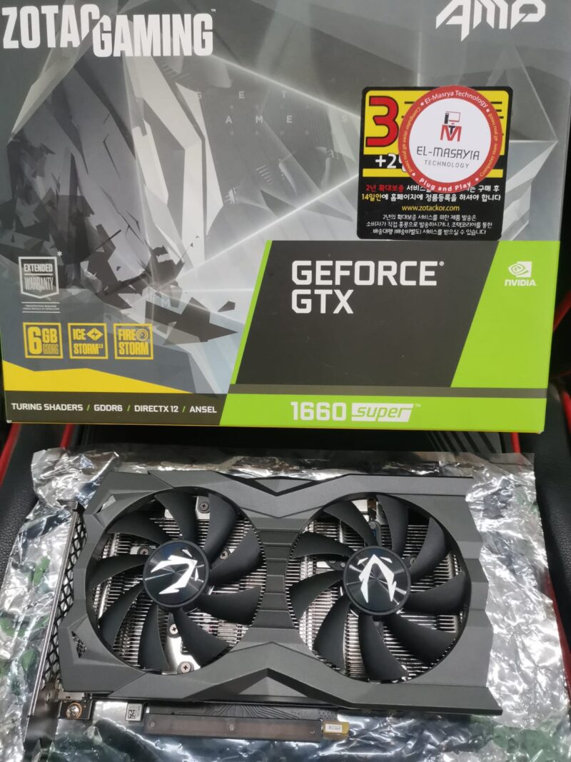 GTX 1660S Zotac AMP