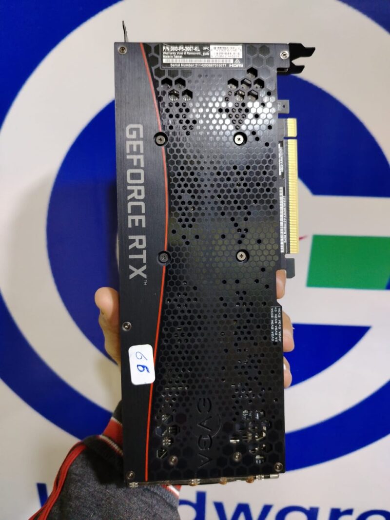 ⁦Graphic Card Nvidia Geforce RTX 3060 Ti 8GB Ddr6 EVGA XC3⁩ - الصورة ⁦3⁩