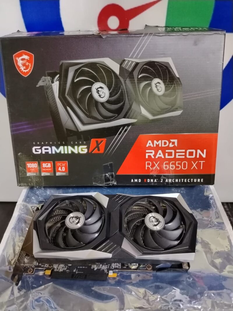 ⁦MSI RX 6650 XT GAMING X⁩ - الصورة ⁦2⁩
