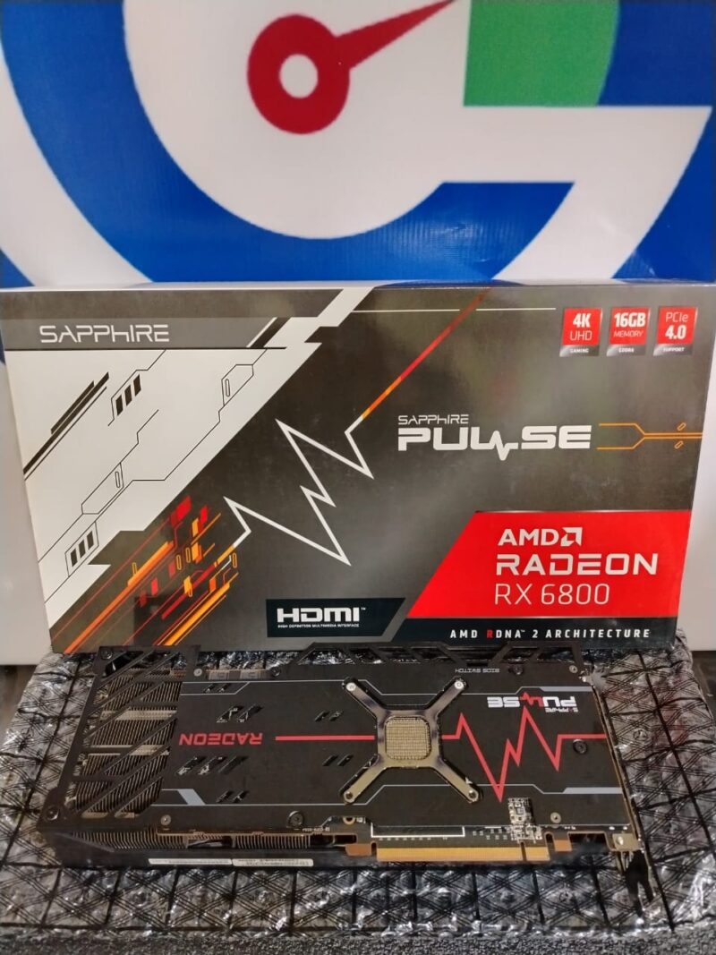 ⁦AMD Radeon™ Graphics Card Rx 6800 16gb Sapphire pulse⁩ - الصورة ⁦2⁩