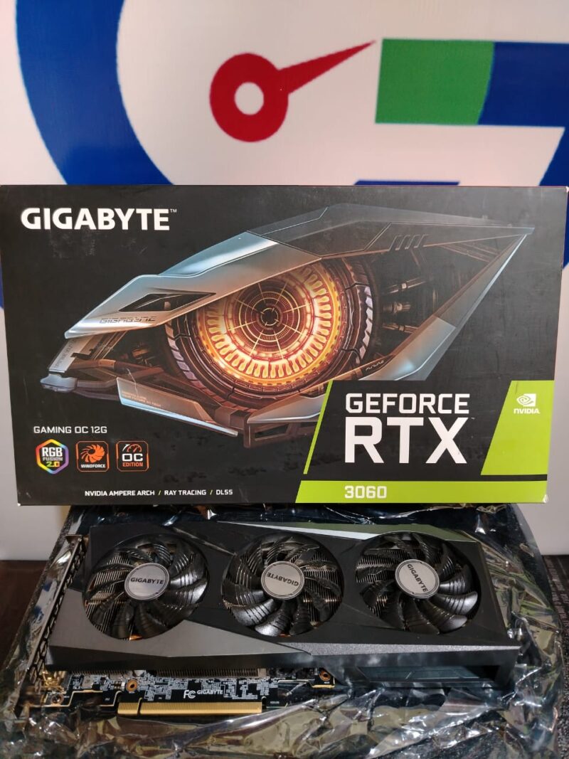 Gigabyte Graphic Card Nvidia Geforce Rtx 3060 12gb ddr6 Gaming oc
