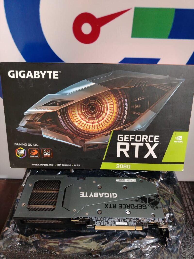 ⁦Gigabyte Graphic Card Nvidia Geforce Rtx 3060 12gb ddr6 Gaming oc⁩ - الصورة ⁦2⁩
