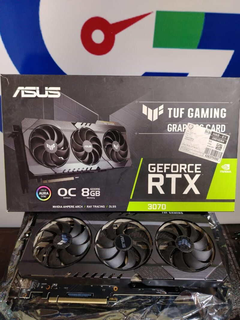 Graphic Card Nvidia Geforce Rtx 3070 8gb Asus Tuf Gaming oc ddr6