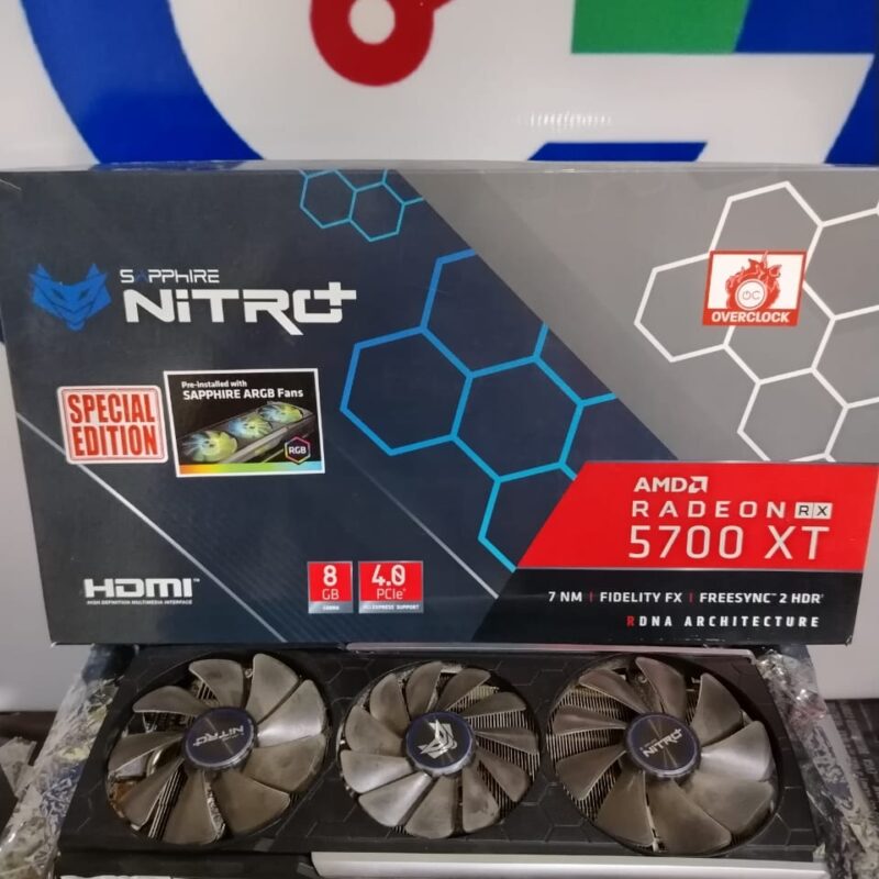 Graphic Card AMD Redeon Rx 5700 xt 8gb ddr6 Sapphire Nitro Plus Special edition