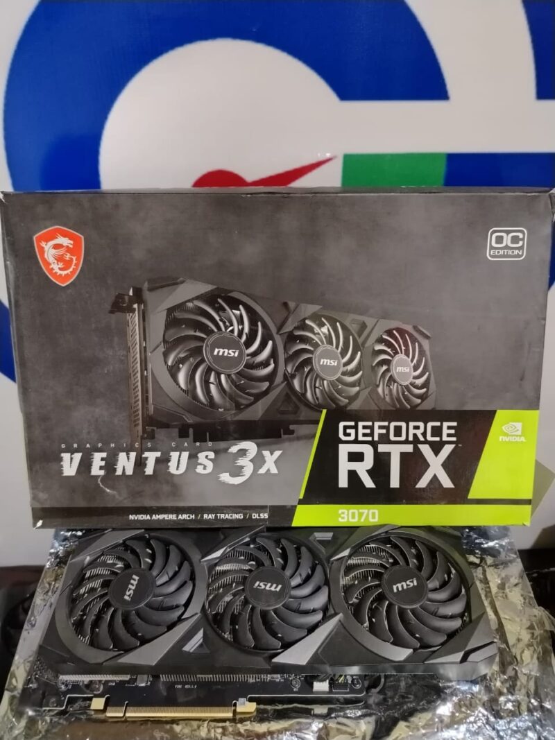 Graphic Card Nvidia Geforce Rtx 3070 8gb ddr6 Msi Ventus 3x