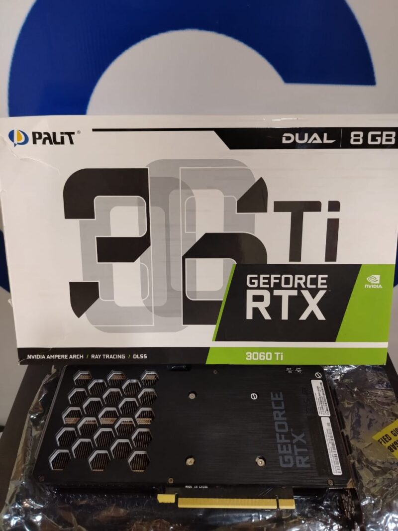 ⁦Graphic Card Nvidia Geforce Rtx 3060 TI PALIT 8gb Ddr6⁩ - الصورة ⁦2⁩