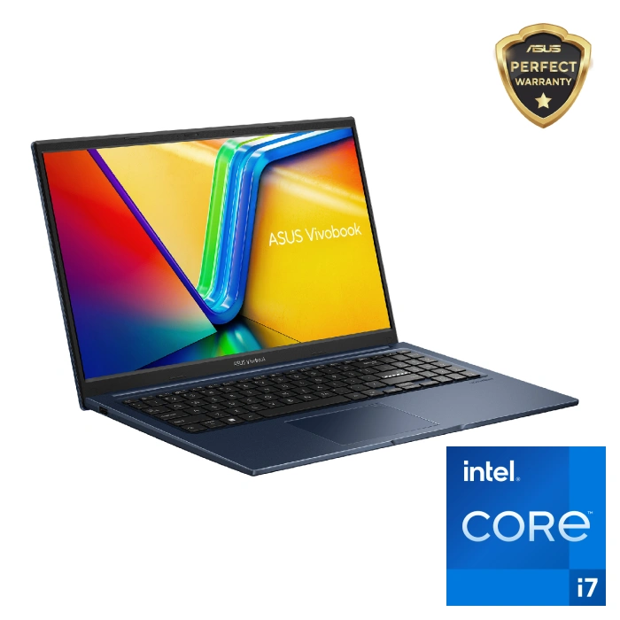 لاب توب اسوس فيفو بوك 15 X1504VA-NJ1007، انتل Ci7-1355U، رام 16 جيجا، 512 جيجا SSD، شاشة 15.6 بوصة FHD بمعدل 60 هرتز، رسومات Intel Iris Xᵉ، أزرق