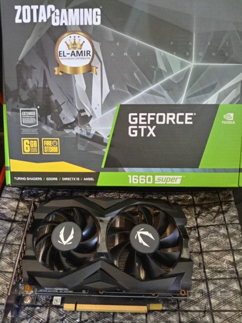 Graphic Card Nvidia Geforce Gtx 1660 super Zotac Gaming 6gb ddr6