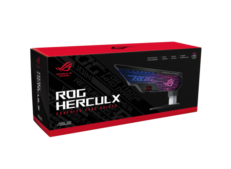 Rog Herculx graphic card holder