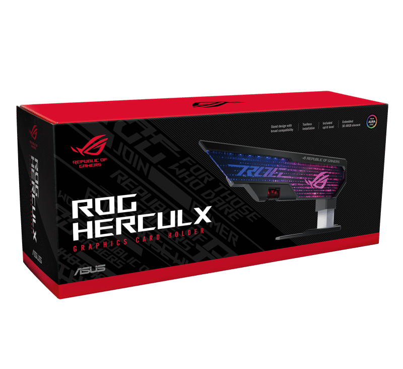 Rog Herculx graphic card holder