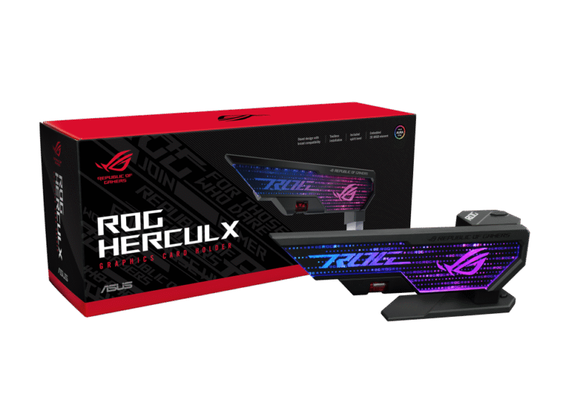 ⁦Rog Herculx graphic card holder⁩ - الصورة ⁦3⁩