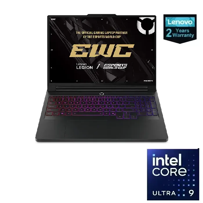 لابتوب الألعاب لينوفو ليجن برو 7 16IAX10H ، إنتل كور ألترا 9 275HX, رام 64 جيجا و2 تيرا SSD، رسومات RTX 5090 سعة 24 جيجا، شاشة 16 بوصة بتردد 240 هرتز