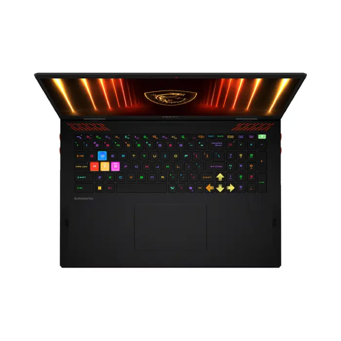 ب MSI Raider 18 HX AI A2XWJG، معالج انتل كور الترا 9 285HX، رام سعة 64 جيجا، 2 تيرا SSD، كارت RTX 5090 سعة 24 جيجا، شاشة 18 بوصة 120 هرتز، Win 11